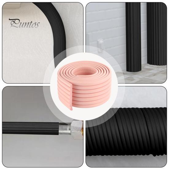 1 Rolle Außenrohr-Isolierband, wetterbeständiges Schaumstoff-Isolierband für Wasserrohre, kältebeständiges Rohr-Sicherheitsschutz-Wickelband für