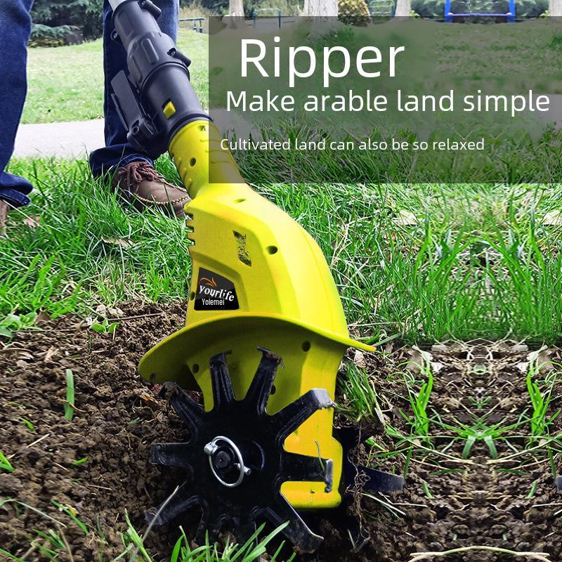 Youlefu Motoculteur Rotatif Électrique Portatif: Bêche à batterie au lithium compacte pour petits jardins