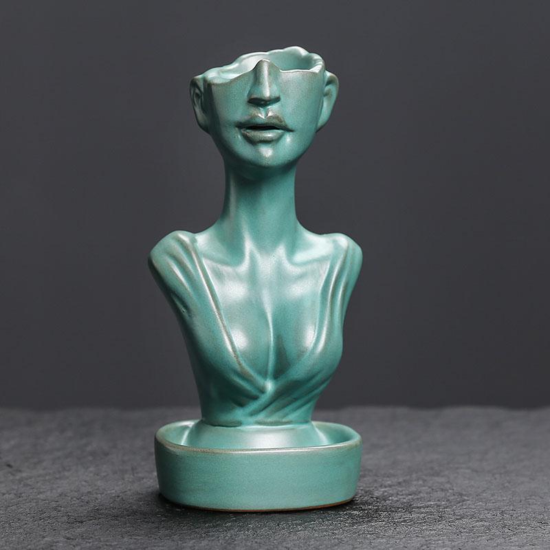 

Керамическая подставка для благовоний «Водопад» с обратным потоком, пеплоуловитель и домашний декор, идеальный подарок для ароматерапии (Без благовоний)