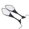 1 Pair Rear View Mirror Motorcycle Mirror Scooter Rearview Mirrors with Flasher Lights for Honda CBR600RR 2003-2008 CBR1000RR 2004-2008