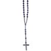 Stone Hematite Cross Car Pendant Catholic Christ Rosary Auto Hanging Meditation Protection Jewelry