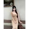 Pure Desire Style Sexy Lace Splicing Long-sleeved Dress Women's Autumn New Slim and Thin Dress