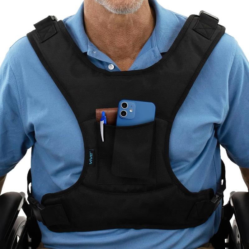 Wheelchair Fall Prevention Safety Seat Belt Shoulder Fixing Straps Nursing Band For Elderly Patients Harness Brace Support Vest
