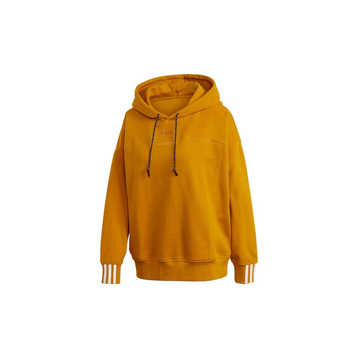 

Adidas Originals Casual Sports Pullover Hoodie Women hoodies Gold GD3896 34
