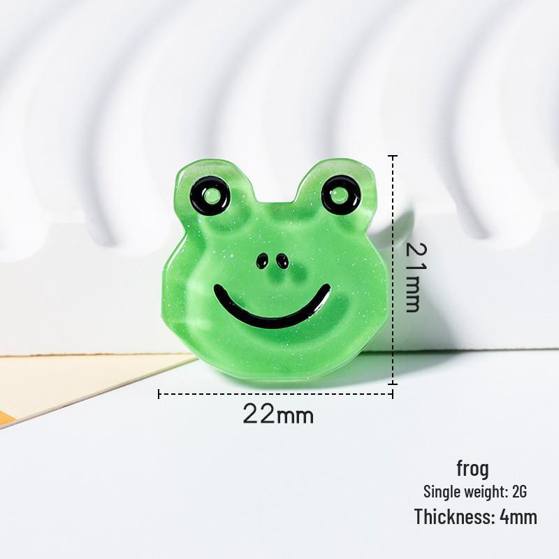 New Cute Cartoon Animal Resin Accessories for DIY: Phone Case Patches & Hair Decorations