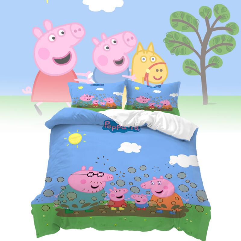 High Definition Digital Print 3 Piece Bedding Set For Us Size Bed Sheet