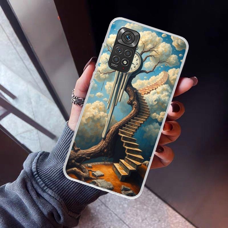 Salvador Dali Kunst Handyhülle Für Xiaomi Redmi Note 15 14 14S 13 12S 12 Pro Plus 11S 11 10S 10 4G Hülle 11E 11T 5G Druck Fundas R