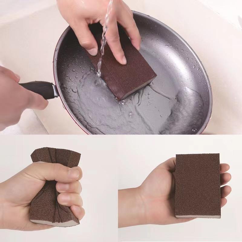 1 Pcs Large Area Carborundum Fine Flexible Descaling Clean Magic Brush Sanging Sponge