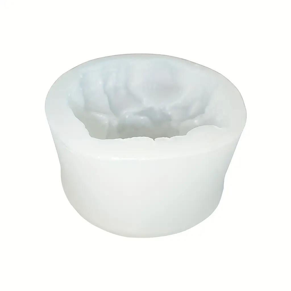 1 Piece 3D Carnation Flower Silicone Mold - High-Quality Reusable Candle Making Mold, Suitable for DIY Candle, No Electricity Needed, Per