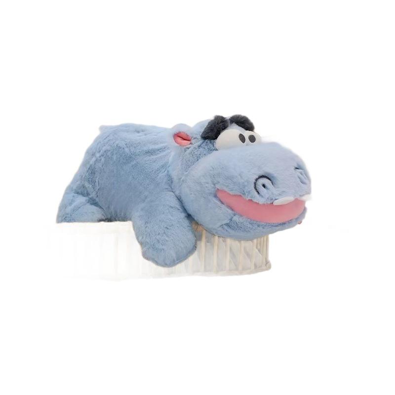 Niedliches Niedliches Nilpferd Plüschtier Kinderzimmer Bettseitige Puppe Freundin Büro Schlafkissen Heimschmuck