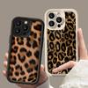 Leopard Print Pattern Phone Case For iPhone 11 12 13 14 15 16 Pro Max 16E XS X XR 7 8 Plus SE2 Shockproof Silicone Soft Cover