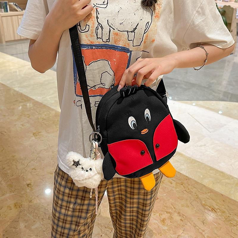

Cute cartoon soft girl daily small satchel Japanese and Korean new casual large-capacity shoulder messenger bag чорний