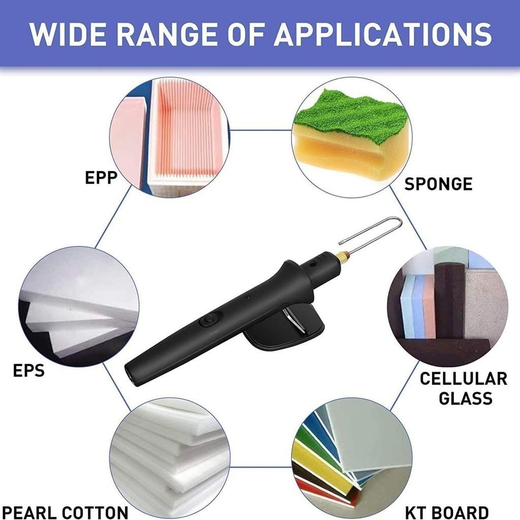 18W 3 In 1 Portable Electric Foam Plastic Cutter Craft Hot Knife 18W Heating Styrofoam Cutter Pen