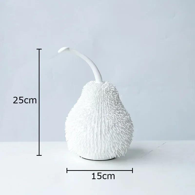 

Creative Burr Pear Artwork Statue Desk Decoration Spike Pear Sculpture Abstract Crafts Modern Ornaments Room Aesthetics Decor