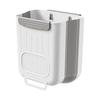 Foldable Hanging Kitchen Trash Can for Food Waste and Bathroom Storage