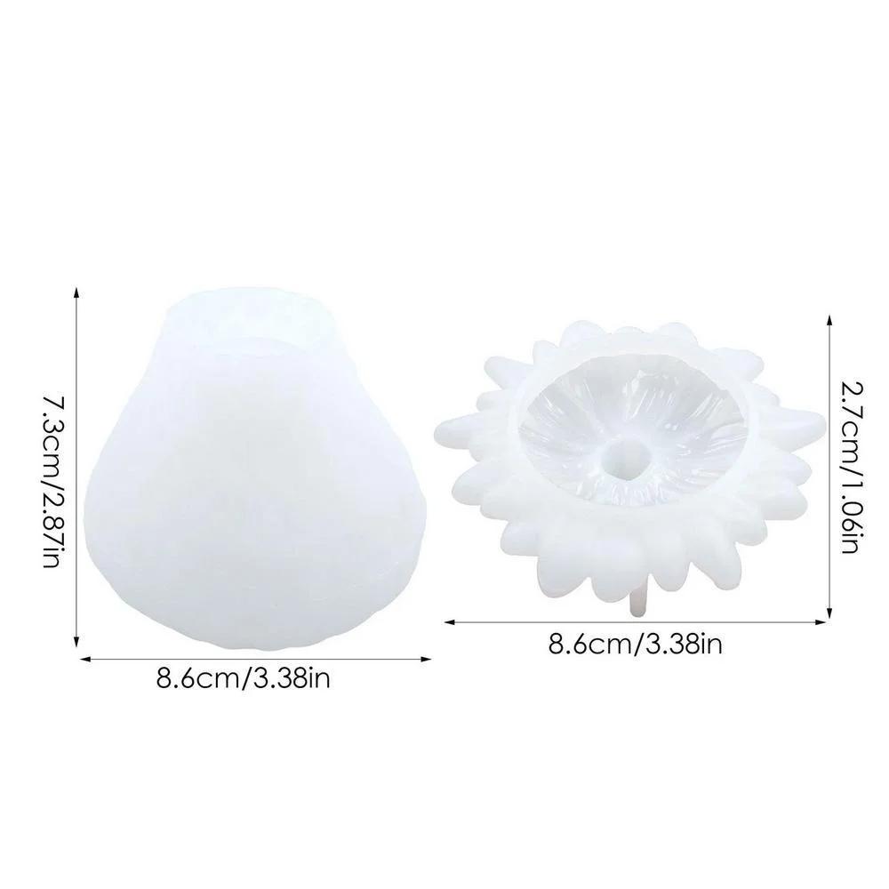 Creative DIY Crystal Epoxy Resin Strawberry Storage Box Fruit Mirror Silicone Mold Home Decor Making Gift Household Supplies