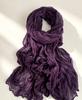 Atmospheric crumpled texture long silk scarf light and thin versatile long scarf high-grade texture affordable decorative yarn
