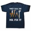 Mr Fix It Tools Graphic TShirt Unisexs Funny RepairUnisex Short Sleeve Tee Casual Crew Neck