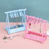 Uxcell Ohrringhalter-Set mit 8 Kleiderbügeln, Acryl-Ohrringhalter Organizer Ständer Rack Ohrring-Displayhalter für Steckerchen