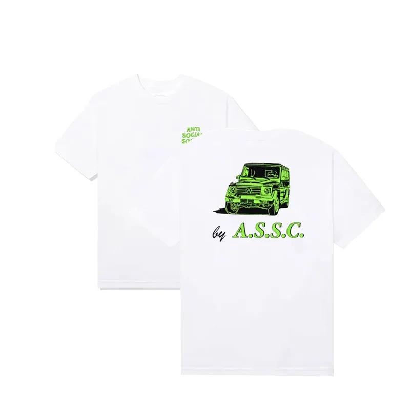 2026 Summer Men's Cotton Clothing Luxury Graphic Lettering Print ASS Women's Casual Sports Round Neck Street Fashion Streetwear