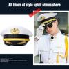 Roleplay  Uniform Hat Unisex Adult Security Guard Hat Party Gathering Hat Wide Brimmed Hat