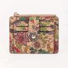 Retro Ethnic Style Coin Purse Multi-slot Cork Wood Credit Card Holder Portable Ultra-thin Zipper Small Wallet