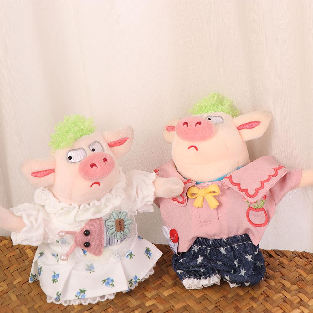 Soft Texture 20cm Cotton Doll Clothes Washable Cotton Plush Dolls Skirt  Friends Gifts