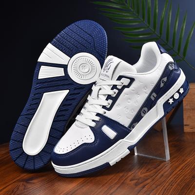 New Trendy Board Shoes American Trendy Shoes Couple Casual Travel Shoes Leather Surface Breathable White Shoes
