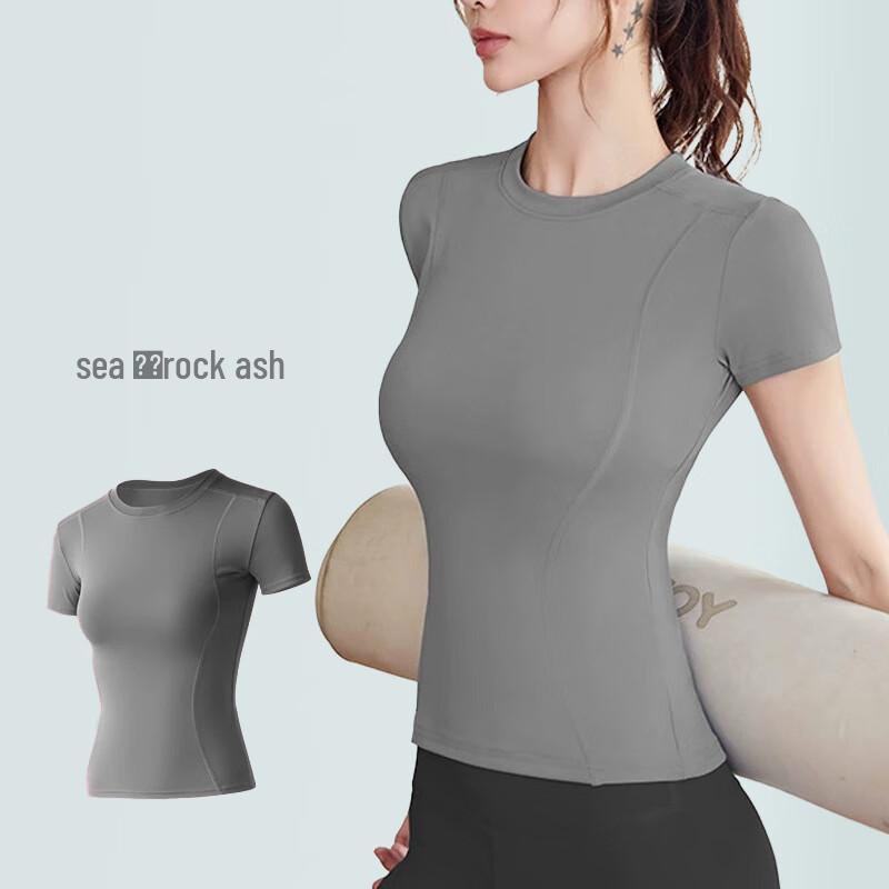 

Women s Bare-Feel Yoga Fitness Short-Sleeve T-Shirt XL