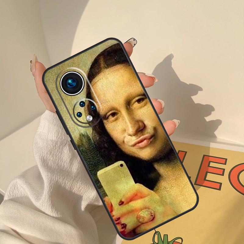 Leonardo da Vinci Mona Lisa Art Case For Honor Magic 8 Pro 5 6 7 Lite Cover For Honor 400 200 90 70 50 X8a X8b X9a X9b X9c