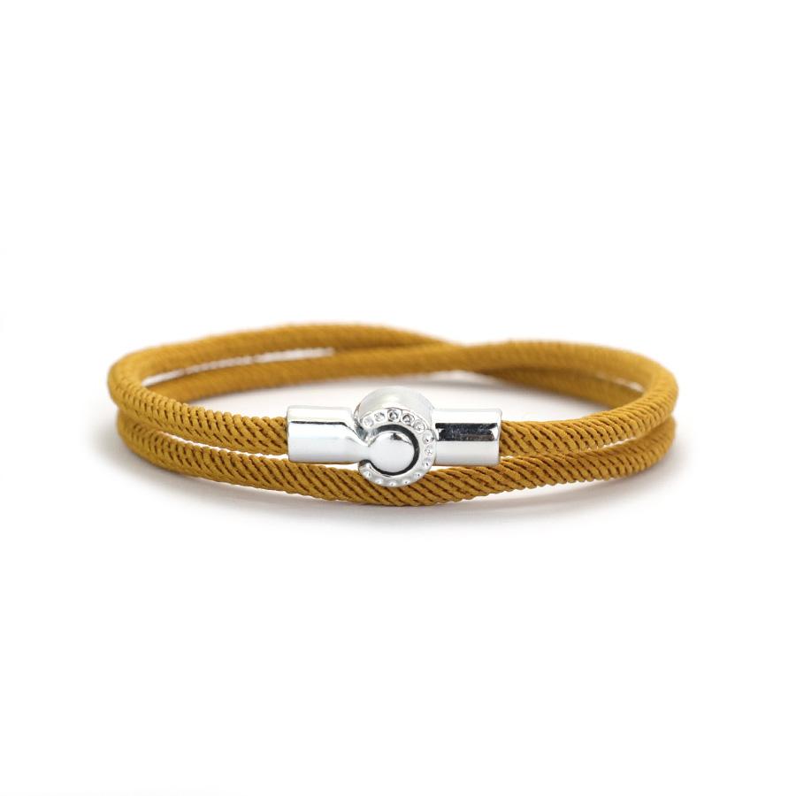 

Noter Minimalist Rope Bracelet Men Bilayer A Grade 4mm Thread Lucky Braslet Leisure Versatile Cool Accessories Pulseria Homme темно-желтого