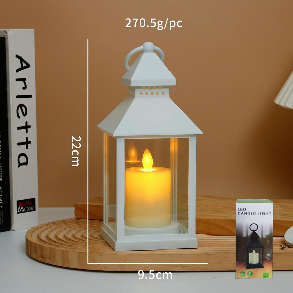 Nordic Retro Candle Lantern - Creative Outdoor and Desktop Lighting Decor