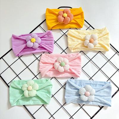 Søtt Blomstrete Baby Hårbånd - Sommerbeskyttelse Elastisk Pannebånd for Gutter og Jenter