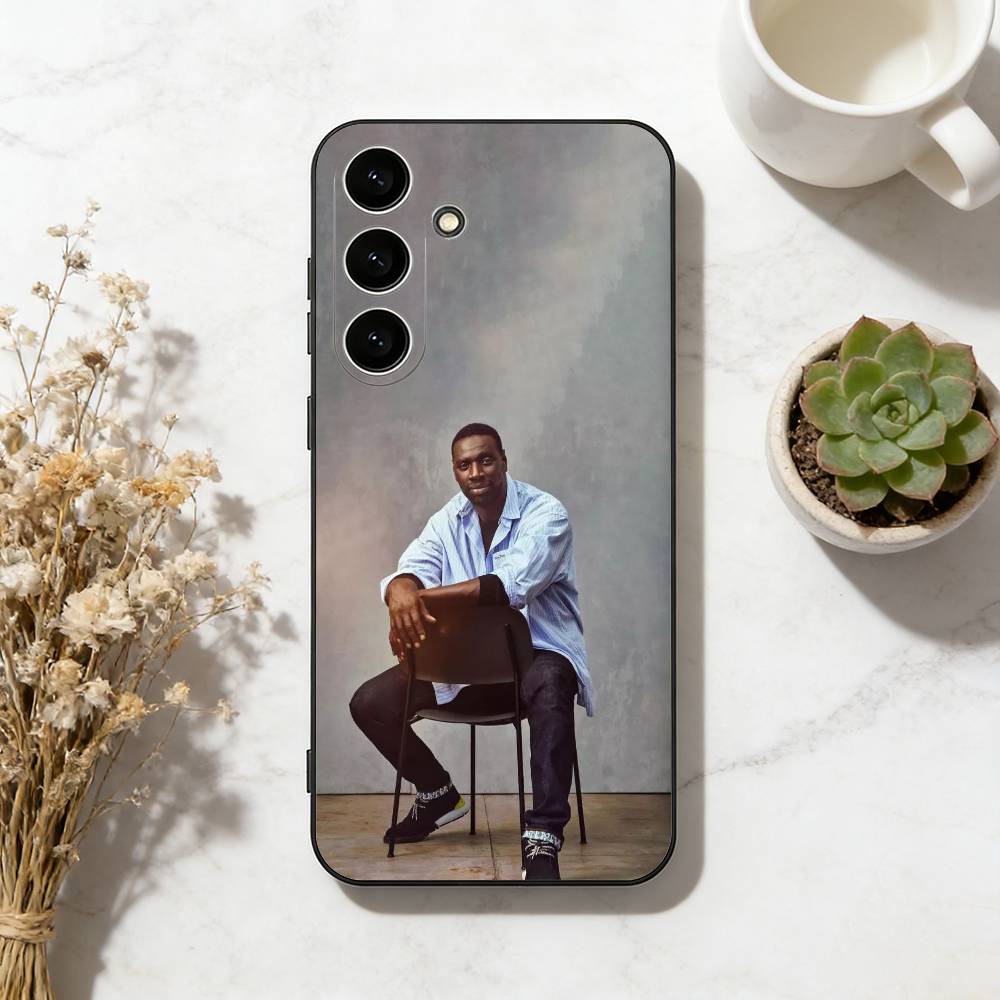 

O-Omar Sy French Charm Phone Case For Samsung Galaxy A73,A72,A71,A70,A53,A52,A51,Others Soft Black Cover Samsung a41