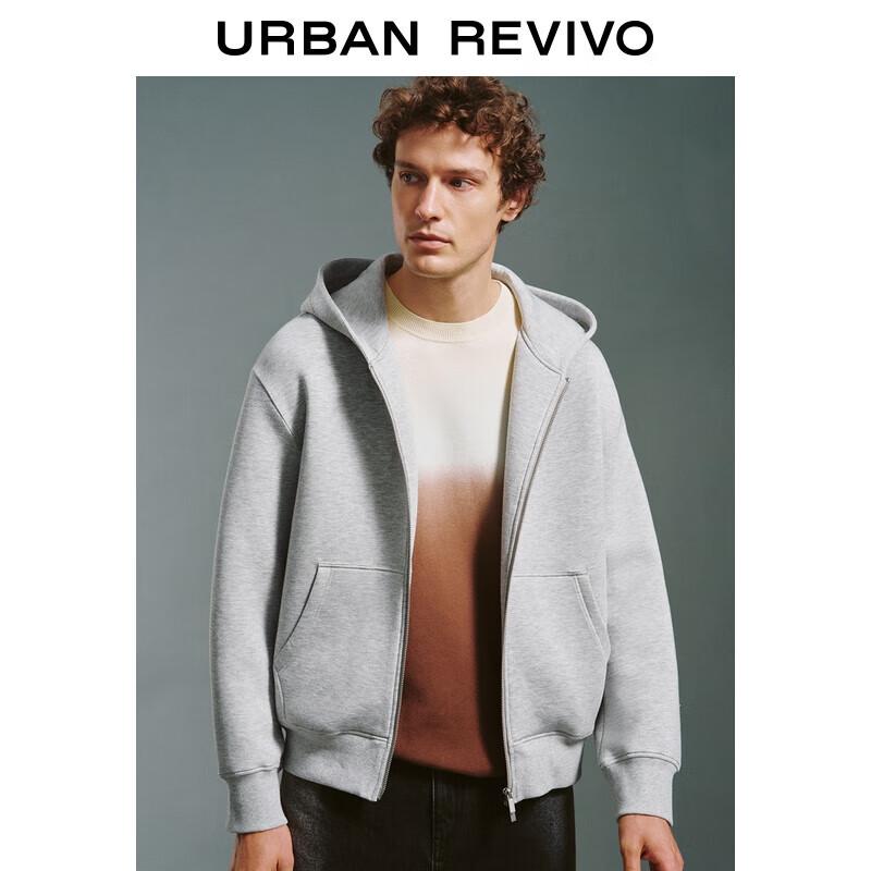 

UR Men s Casual Double-Zip Hooded Jacket XS