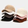 Cashmere Baseballcaps Nye Vinter Vindtette Lammeullsluer Varme Luer Kvinner Menn Plysj Enkel Lue Casual Komfortable Utendørsluer