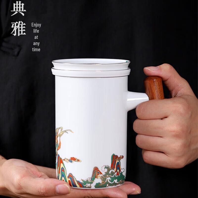 Wushiyuan High White Porcelain Official Hat Tea Cup