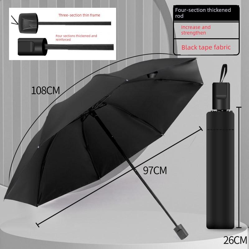 Extra-Large Umbrella for 3-5 People, Men's 70% Off Fold Manual Umbrella, Reinforced and Thickened Sunshade Umbrella, Sun Protection Umbrella