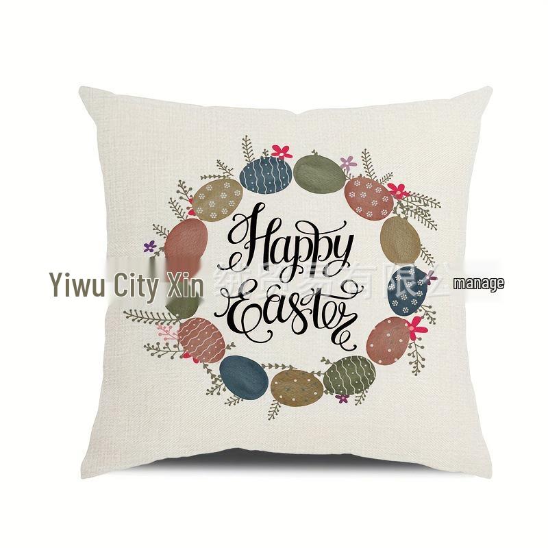 Popular Easter Cartoon Rabbit Sofa Cushion Cover for Home Decoration