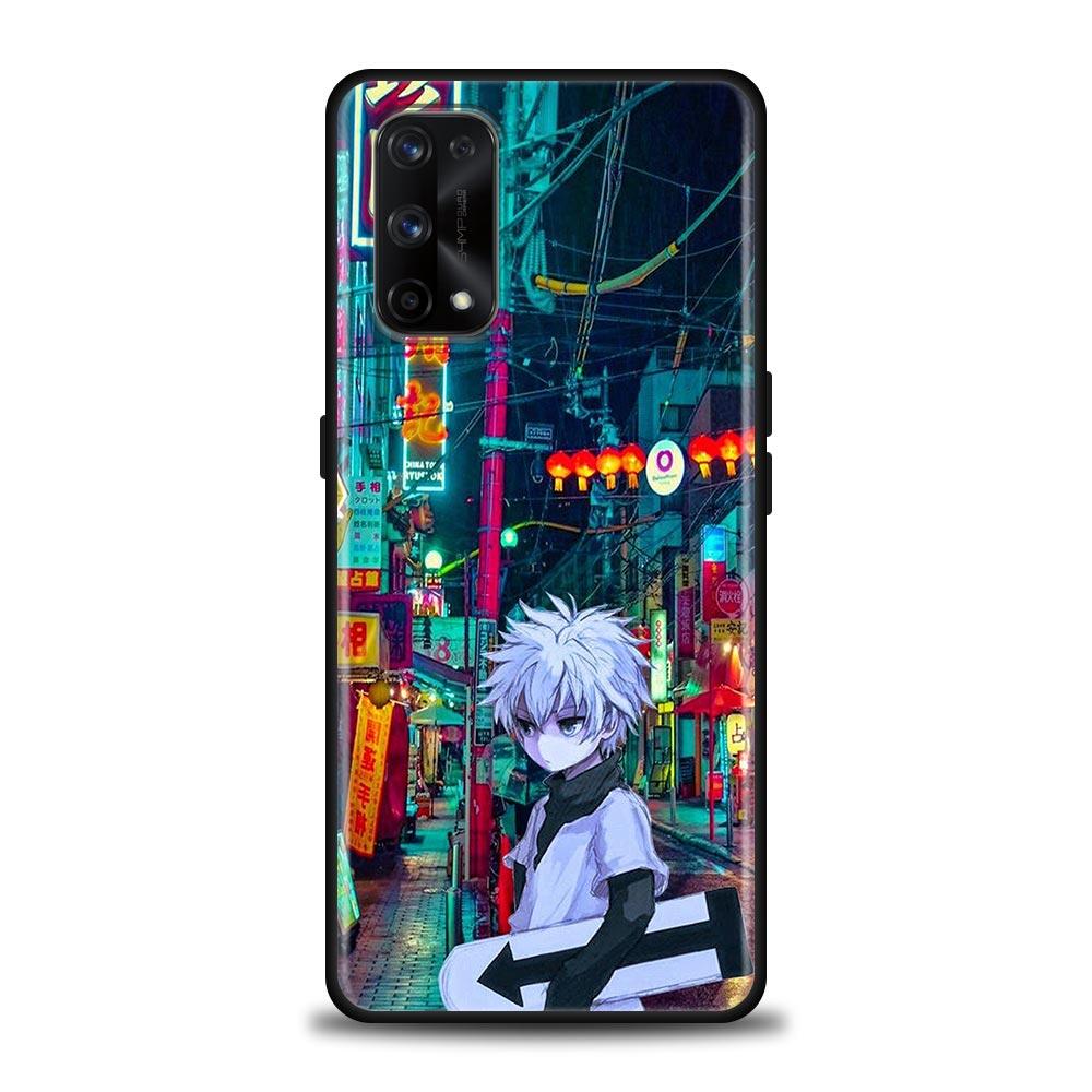 Hunter X Hunters LOGO Cute Anime Phone Case For Oppo Realme 8i 8 9 7 6 5 Pro 9i 7i 5i 6i XT 5G Cases Soft Cover Realme 8Pro 8i