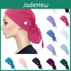 Cap Buttons Bouffant Scrub With Hat With Sweatband For Womens And Mens