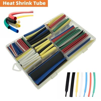 Botisi Heat Shrink Tube Tubing Wrap Sleeve Set Combo 385Pcs Assorted 2:1 Ratio