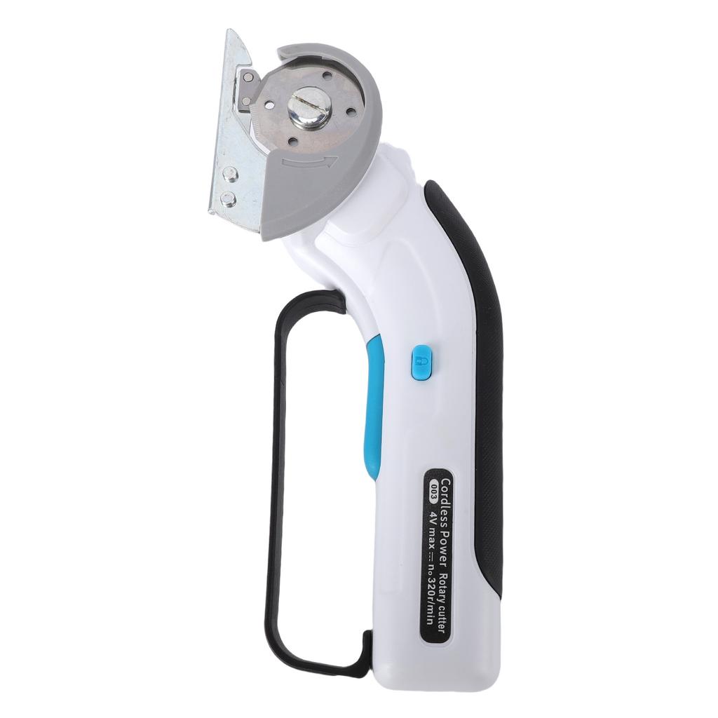 Cordless Electric Scissor with LED Light Handheld Rechargeable Rotary Cardboard Cutter for Fabrics Carpets Sponge