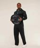 GYMSHARK Men's Onyx High Stretch Long Sleeve Hooded Fitness T-shirt
