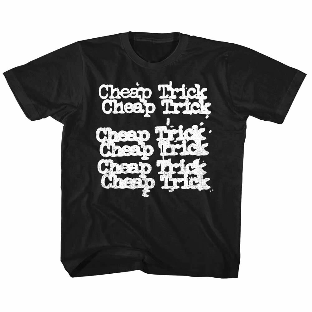Cheap Trick Logo Repeated Kids T Shirt Rock Band Boys Girls Baby Youth Toddler S