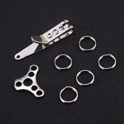 Corrosions Resistant Metal Construction Suspension Clip Keychain Keyring Key Holder For Hiking Camping Small Equipment