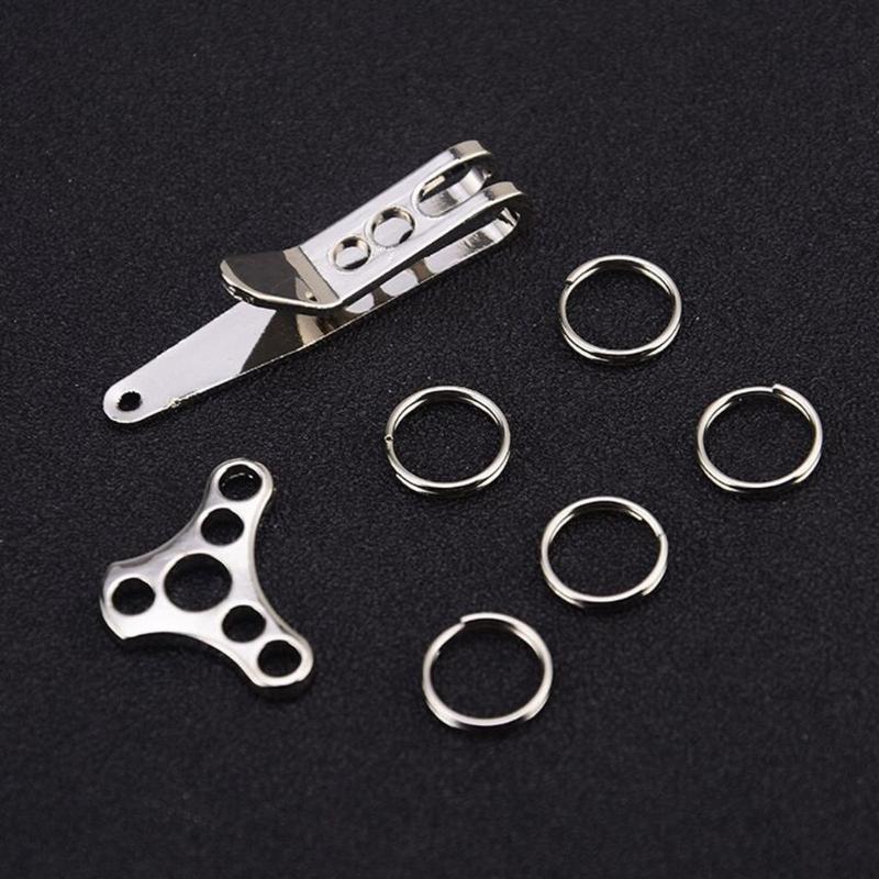 Multipurpose Metal Suspension Clip Keychain Keyring Outdoor Equipment Camping Hiking Everyday Carry Essential Key Holder