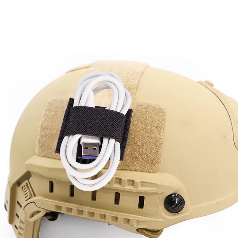 OPHIDIAN Helmet Headset Equipment Harness Sticker Tape Walkie Talkie Harness Tape Outdoor Helmet Harness Tape Nylon Fabric Stick