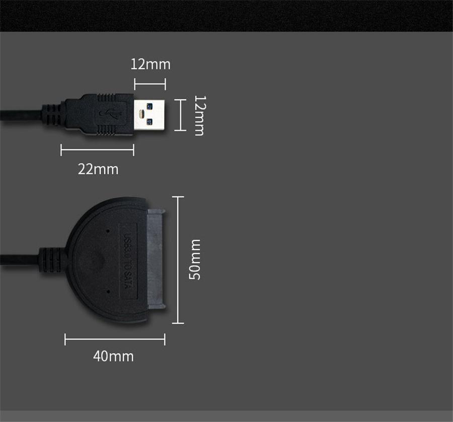 USB3.0 to SATA Hard Disk Drive Cable 2.5 Inch / 3.5 Inch Universal