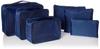 Sifre Travel Pouch Set of 6, Packing Organizer/Arrangement Case, 30cm, TRC7072, Navy Blue